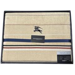バーバリー タオルケット 西川産業 バスタオル 羽毛肌掛けふとん　未使用品　レア BURBERRY - 未使用品 西川産業 バーバリー タオルケット 青 ノバ