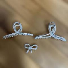 週末セールsimone rocha ハートヘアピンヘアクリップ新品試着のみ