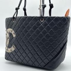 シャネル CHANEL カンボンライン トートバッグ ココマーク ハンドバッグのサムネイル