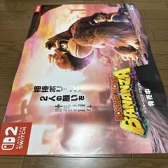 ドンキーコングバナンザ　ポスター　ダミージャケット　販促　告知　ダミジャケ