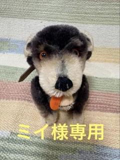 シュタイフ社　犬　ぬいぐるみ　中古品 org.jpg