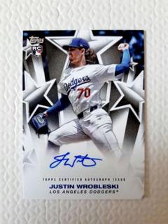 JUSTIN WROBLESKI 直筆サイン　ルーキー