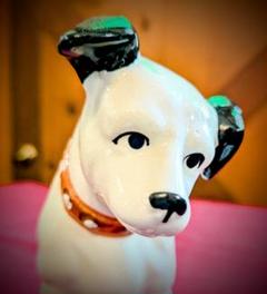 レア　希少　ビクター犬　ニッパーくん　陶器の置物　31cm  爪ありタイプ　昭和 昭和レトロ Victor ビクター犬 ニッパーくん 陶器製 置物 | choice