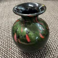 昭和レトロ KAMEI GLASS ミッドセンチュリー 花瓶 フラワー