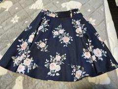花柄スカート 紺色 INGNI 可愛い