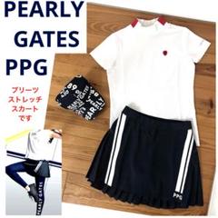 パーリーゲイツPPG ストライプデザイン セットアップ