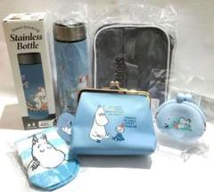 MOOMIN 可愛い ムーミン グッズ 5点 ブルー まとめ売り