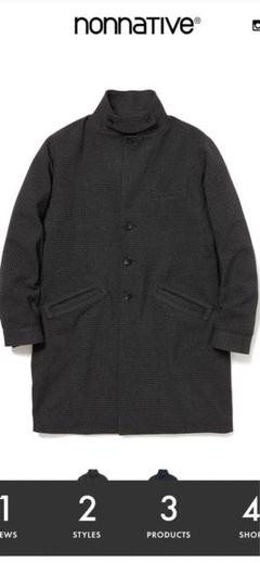 nonnative ノンネイティブ グレンチェック柄ゴアテックスコート nonnative ノンネイティブ グレンチェック柄ゴアテックスコート
