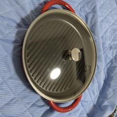 STAUB 鋳鉄オーバルグリル レッド ストウブ 鋳物ホーロー鍋 ピコ・ココット 27 cm, オーバル