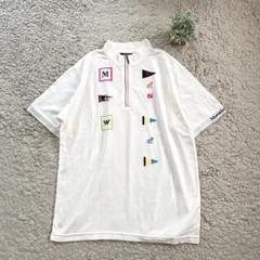 【マンシングウェアグランドスラム】良品✨️ハーフジップシャツ ゴルフ 刺繍 L