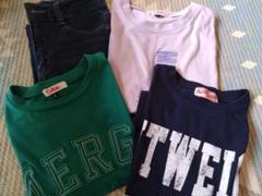 ラブトキ　ピンクラテ　まとめ売り　140 150 lovetoxic - 1回着☆Lovetoxicカレッジロゴ半袖Tシャツ140