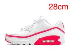 nike air max 90 undefeated white / red
