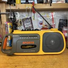 ソニーラジカセ CFM－104 スポーツ　海外仕様 メンテ可動品]sony sports ソニースポーツ ラジカセCFM-104