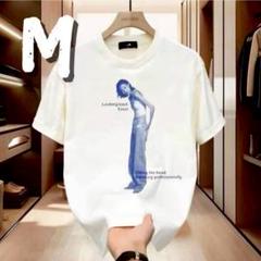 プリントTシャツ グラフィック Tシャツ y2k 海外ストリート モード系 白