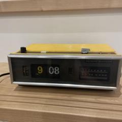 National Panasonic ラジオ付パタパタ時計　赤　RC-6030 Yahoo!オークション - 昭和レトロ National Panasonic ラジオ