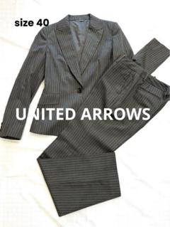 [新品・未使用]ユナイテッドアローズ　レディースパンツスーツ上下40(M〜L) UNITED ARROWS - UNITED ARROWS(ユナイテッドアローズ