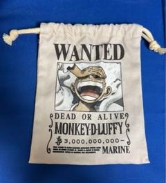 ONE PIECE ワンピース　モンキー・D・ルフィ　手配書　巾着袋