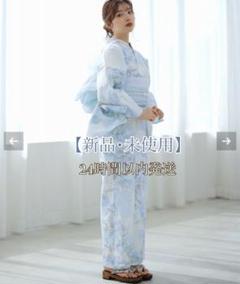 人気 DITA浴衣 浮世の清風しらべ 2025 浴衣5点セット(ゆかた・帯・下駄・着付けマニュアル
