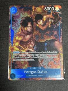 英語版　エース　Portgas.D.Ace　トレジャーレア　王族の血統 英語版 エース Portgas.D.Ace トレジャーレア 王族の血統