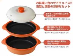 新品】アーネスト 手作りレンジ食堂 電子レンジ調理器 焼き魚 二