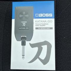 新品未開封 BOSS KATANA GO ヘッドホンアンプ 刀GO カタナゴー Amazon.co.jp: BOSS ボス KATANA:GO ヘッドフォン・ギター
