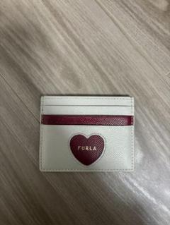 素敵カワイイハート★手の平カードケース★Furla★現品限送料込! 素敵カワイイハート☆手の平カードケース☆Furla☆現品限送料込