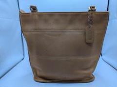 COACH ブラウン レザートートバッグ