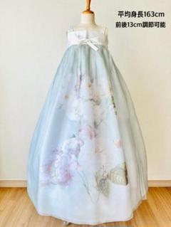 チマチョゴリ 韓服 単品チマ シルクカレチマ 白
