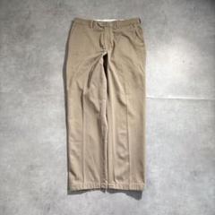 古着 90s ラルフローレン チノパンツ ワイド ノータック ベージュ ドミニカ