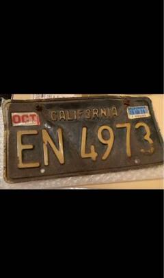 希少！レア！1932年　カリフォルニアナンバープレート　アメリカ　ビンテージ 希少！レア！1932年 カリフォルニアナンバープレート アメリカ