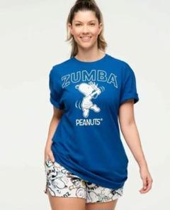 ZUMBA ズンバ 未開封 正規品 最新作 Tシャツ スヌーピー 青