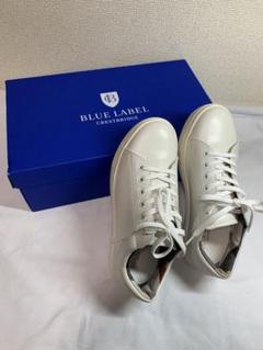 ブルーレーベル BLUE LABEL CRESTBRIDGE ホワイトスニーカー