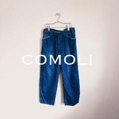 〈 COMOLI 〉belted denim pants