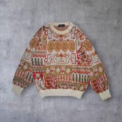 VIESTENI ニット セーター クルーネック M マルチカラー