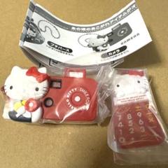 ハローキティ　なつかしアイテムミニチュアコレクション　カメラ　電卓