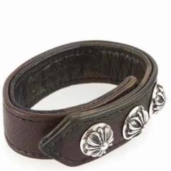 Chrome hearts 迷彩　3ボタン2 スナップレザーブレスレット
