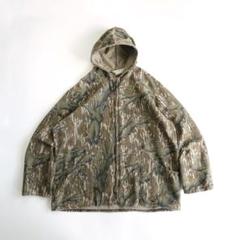 USA製90s リアルツリーカモ柄　ジップアップフーディージャケット　2XL古着
