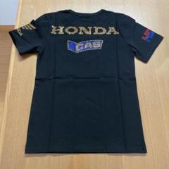 GAS ガス HONDA REPSOL ストーン付き　Tシャツ　ブラック　S