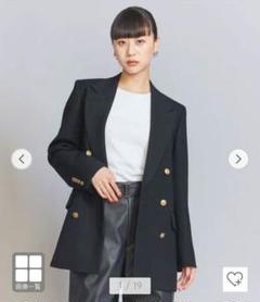 極美品★ユナイテッドアローズ ダブルジャケット 6B 金ボタン M 3.9万 紺 極美品☆ユナイテッドアローズ ダブルジャケット 6B 金ボタン M