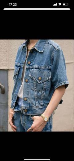 KOOKY ZOO(クーキーズー) JUVENILE HALF SLEEVE DENIM JACKET