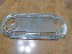 PSP用 ケース 本体保護カバー クリアブルー