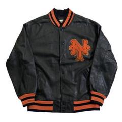 日本製 & Mitchell XXL 鬼レア Ness スタジャン レザー 本革 高級 ジャケット・アウター