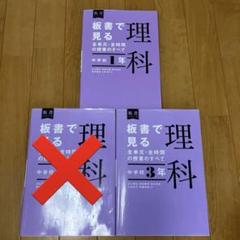 板書で見る全単元・全時間の授業のすべて 理科 中学校1年2年3年まとめ売り