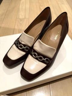 J&M DAVIDSON クロコダイル風ローファー