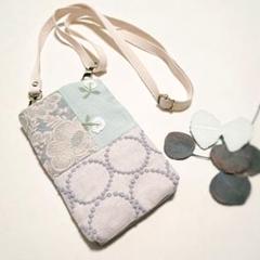 ハンドメイド　ミナペルホネン　dop choucho ピースショルダー⑅︎◡̈︎* ハンドメイド ミナペルホネン dop choucho ピースショルダー