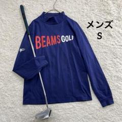 中古 メンズ ビームスゴルフ BEAMSGOLF 半袖シャツ S 濃紺