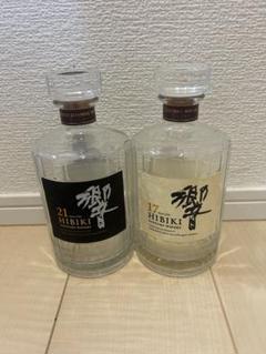 Hibiki 21年 750ml 2本セット　空瓶 最新作売れ筋が満載 サントリー ウイスキー空瓶 響21年2本＋響1