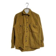 DODGEST シャツ マスタード L 秋冬 カジュアル 厚手 おでかけ