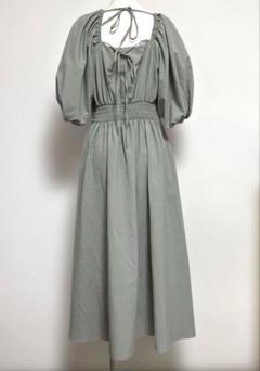 パフスリーブ　ワンピースのサムネイル