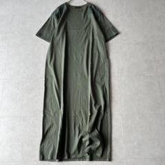美品✨ジャーナルスタンダード ワンピース カーキ系 ゆったりサイズ 異素材切替